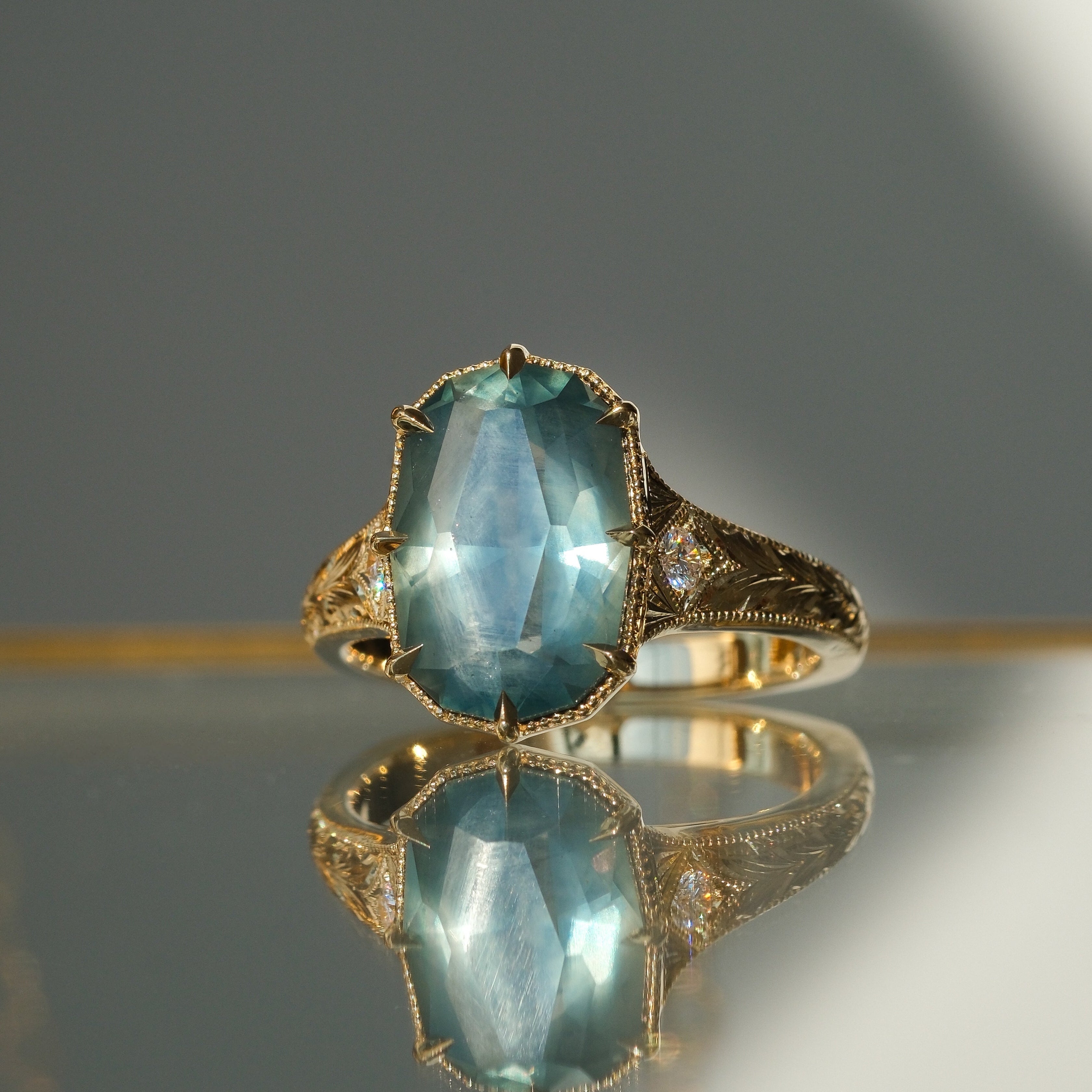 Queen Adelina ✦ 5.68ct Montana Sapphire